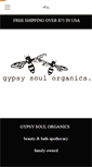 Mobile Screenshot of gypsysoulorganics.com