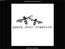 Tablet Screenshot of gypsysoulorganics.com